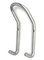 SIRO Kleiderhaken Straubing, Schlicht, Stahl matt vernickelt, 128 mm x 47 mm x 60 mm, LA 52 mm, 851/ZN4