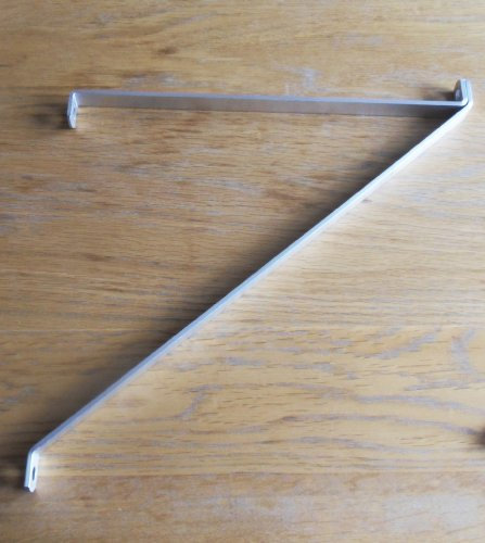 Tibshelf Garden Products Ltd Pair of Wall Mounted Greenhouse Shelf Brackets | 10 inches Wide