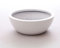 Elegant Einrichten Pflanzschale Fiberglas rund D34xH12cm Hochglanz weiß