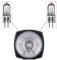 Fomito Lot de 2 ampoules pour flash de studio photo 75/150 watts 220-230 V