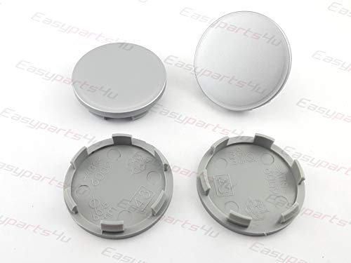 greitapigu.lt 4 Capuchons Centre Moyeu 57 mm / 60 mm Universels Cache-moyeux Alliage Roue A25-43
