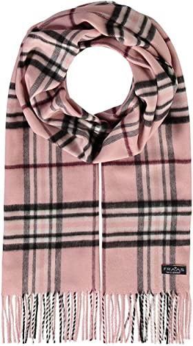 FRAAS Cashmink Schal 35 x 200 cm - Weicher als Kaschmir - Schal kariert für Damen und Herren - Perfekt für Herbst und Winter Rose