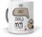 mundohuevo Taza Regalo Personalizado y Divertido Juez. Ser Juez Mola un Huevo. Cerámica AAA - 350 ml.