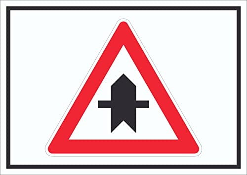 HB-Druck Vorfahrt nächste Kreuzung/Einmündung Symbol Schild A2 (420x594mm)