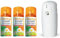 Virsus 3 Bombolette Insetticida PYRE PLUS da 250ml per Mosche zanzare e Insetti Volanti per Uso Domestico a Base di Piretro Naturale Vegetale + Erogatore Night And Day Automatico programmabile