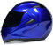 Modularer Motorradhelm mit doppeltem Visier, schwarzen Gläsern, Herren, Damen, Erwachsenen, Vollvisierhelm, DOT/ECE-zugelassener Straßenfahrrad-Motocross-Rennhelm,Blau,XL