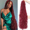 36 Inch 6Packs New Soft Locs Crochet Hair Pre Looped Super Long Faux Locs Crochet Braids Curly Wavy Goddess Locs Dreadlocs Synthetic Hair For Black Women (36 inch, BUG)