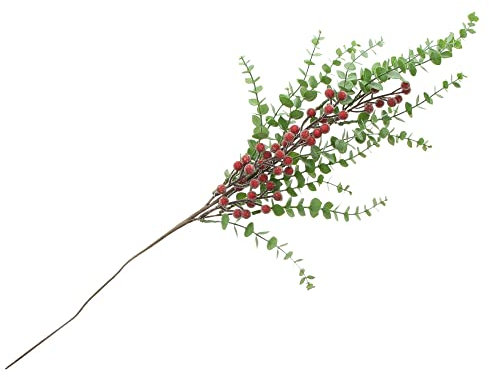 FRANK FLECHTWAREN Kunstzweig, Kunstblume, Zweig Frostbeeren, Kunststoff Maße: ca. Länge 70 cm