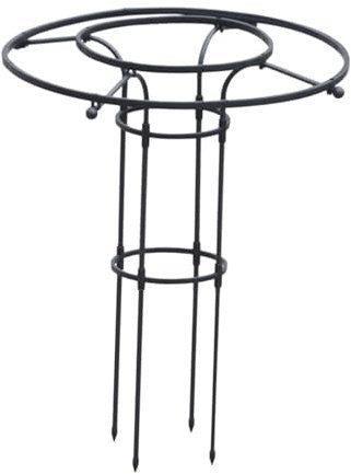 Baoblaze Umbrella Garden Obelisk Spalier, Pflanzen-Klettergerüst, 3 Fuß großes Topfpflanzen-Stützgestell für Kletterpflanzen, Blumen, Ranken, Rosen, Schwarz