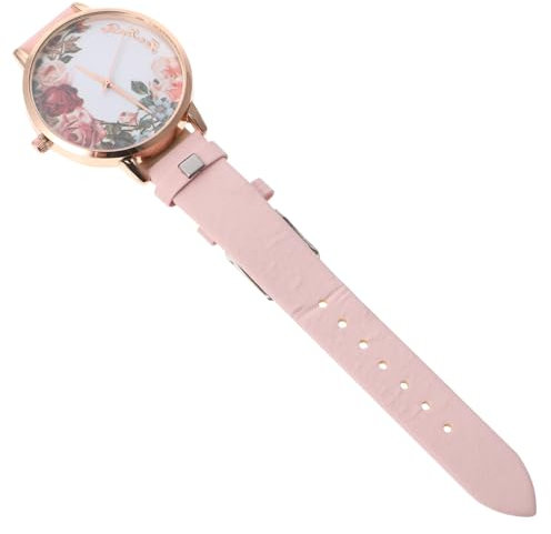 Holibanna Kaninchen-quarzuhr Für Damen Hase Damenuhr Violett Quarzwerk Strapazierfähig Niedliches Design Mädchen Teenager Frauen Reisen Camping