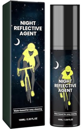 Fellflying Fluoreszierende Sprühfarbe, 100 Ml Leuchtende Sprühfarbe, Leuchtende Farbe, Nachtreflektierende Sprühfarbe, Reflektierende Leuchtfarbe Für Kleidung, Fahrräder, Skateboards,