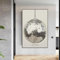 BMGKYAGL Leinwandbild mit Discokugel, Bar-Wandkunst, Druck mit inspirierenden Zitaten, einfaches Poster, Wohnzimmer-Heimdekoration, 40 x 60 cm, rahmenlos