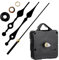 XNBTFK Clock Mechanisms Battery Powered, Black Silent Quartz Clock Mechanism Movement Kits, DIY Wall Clock Movement Mechanisms Battery Powered