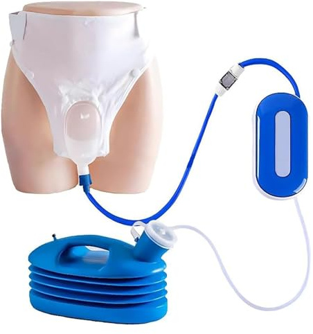 Intelligenter elektrischer Urinsammler, Männlich, Smart-Gerät for Harninkontinenz, 2600 ml tragbares Urinal, Anti-Auslauf-Design for Bettruhe, nimmt Urin sofort auf(Female)