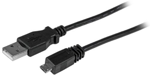 StarTech.com Câble USB 2.0 A vers Micro B de 30 cm - Cordon USB vers Micro USB - Mâle / Mâle - Noir (UUSBHAUB1)