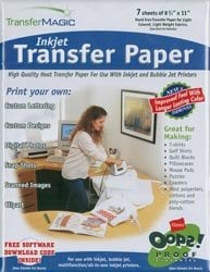 Ink Jet Transfer Papier 21,6 x 27,9 cm 7/Pkg
