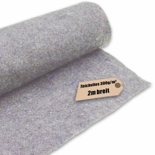 Teichvlies 300g /qm - 18qm in 2m Breite