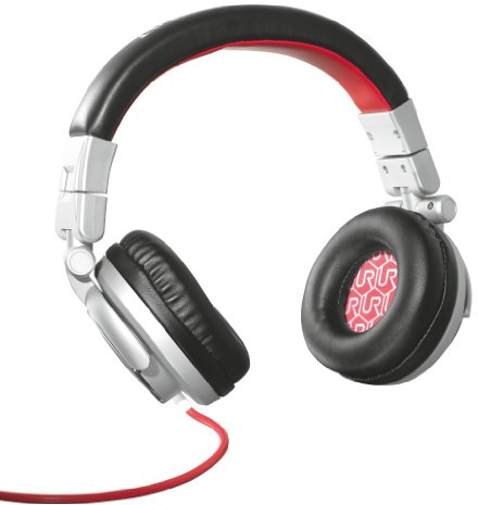 Trust Urban Rimix Cuffia con Microfono, Grigio/Rosso