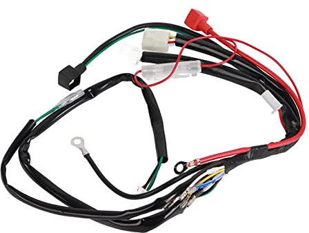 Akozon Faisceau de câbles de démarrage électrique du moteur Bobine CDI Loom pour Pit Bike Moto ATV Quad