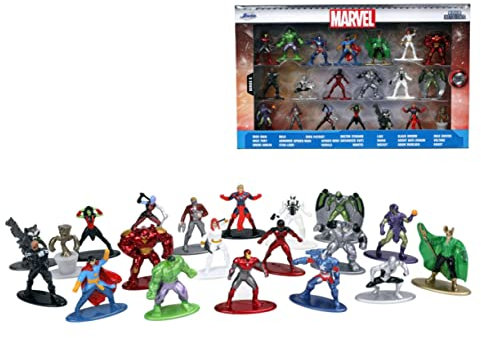 Marvel Wave 5 Nano Metalfigs 20 Pack | 1.65 Inch Die-Cast Metal Figures