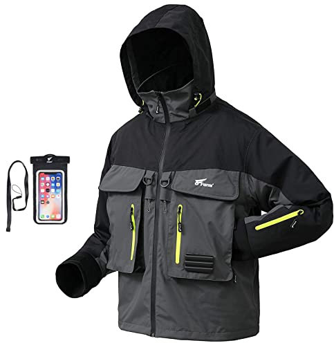 8 Fans Watjacken für Angeln, atmungsaktiv, wasserdicht, für Damen und Herren, Größe M