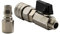 SRJQXH Robinet à Tournant Sphérique à Levier, Robinet à Tournant Sphérique Pneumatique en Cuivre, avec Raccord Rapide Autobloquant de Type C, Diamètre Extérieur du Filetage D'environ 12 mm