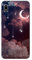 KARTXITAI Hülle Kompatibel mit Samsung Galaxy A10, Stoßfeste Schutzhülle mit Weiche Silikon Bumper Case Handyhülle Anti-Kratzt Transparent Rückseite - Sterne,Mond,Wolken,Himmel