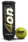4on Padel-Bälle (3er Pack) Bälle für Padel Tennis/Wettkampf und Training