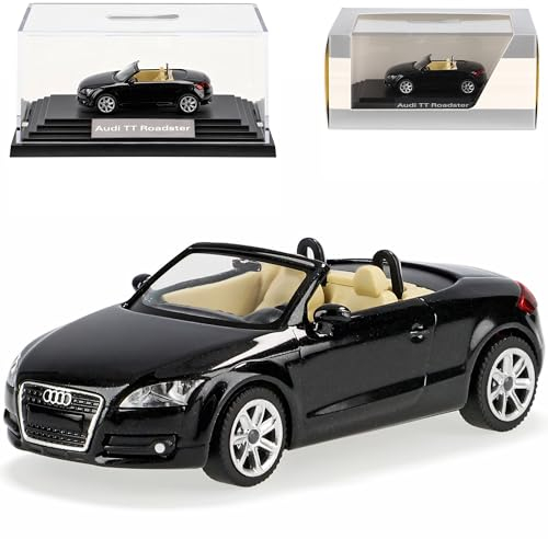 A*u*d*i.TT Cabio Roadster 2. Generation Phantom Schwarz Phantomschwarz Ho H0 1/87 Herpa Modellauto Modell Auto
