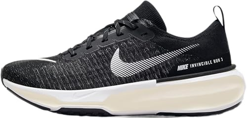 Nike Invincible 3 - Tenis de correr para mujer, negro/blanco/gris oscuro/blanco , 39 EU