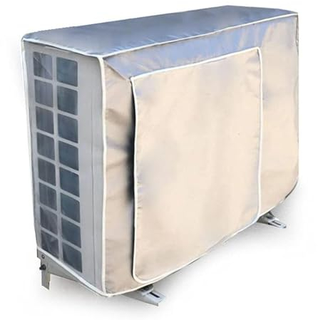 Cubierta de Protección del Aire Acondicionado, Cubierta de Aire Acondicionado Impermeable Antipolvo y Nieve, Cubierta de Aire Acondicionado Exterior, para Construcción de Viviendas (75 x 26 x 57cm)