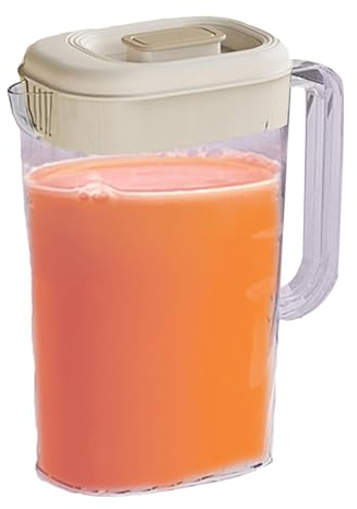 Bouilloire à eau froide, cruches d'eau froide de 2,5 l, distributeur d'eau pour réfrigérateur, grande capacité, cruche à thé, cruches à jus de limonade, eau