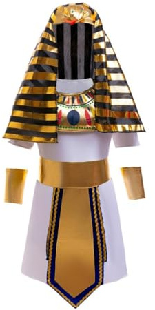 Lito Angels Déguisement Pharaon Égyptien Garçon, 4-13 ans | Égypte Antique, Roi Pharaon, Avec Accessoires, Carnaval