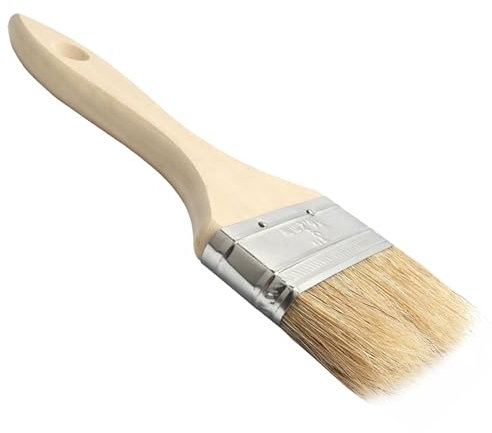 2-Inch Natural Bristle Paint Brush for Woodwork, Stain, and Varnish - Ideal for Precision Painting and Finishing