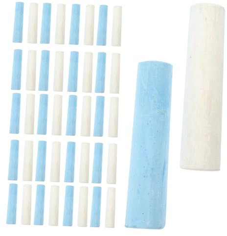 Vaguelly 40pezzi Polvere Colorata Per Disegno Su Marciapiede Chalks Per Ragazzo Ragazza e Adulti Per Attività All Aperto e Creazioni Artistiche Facile Da Pulire e Sicuri Da Usare