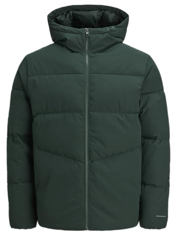 JACK & JONES Herren Jjglobal Puffer Jacket, Scarab, s