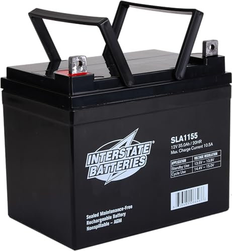 Interstate Batteries 12 V 35 Ah SLA/AGM-Batterie, UT-Klemme (SLA1155)