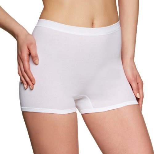 Huber Damen Unterhose Finesse Maxi Slip kurzes Bein, Gr. 52 (XXXXXXL), Weiß (Weiss 0500)