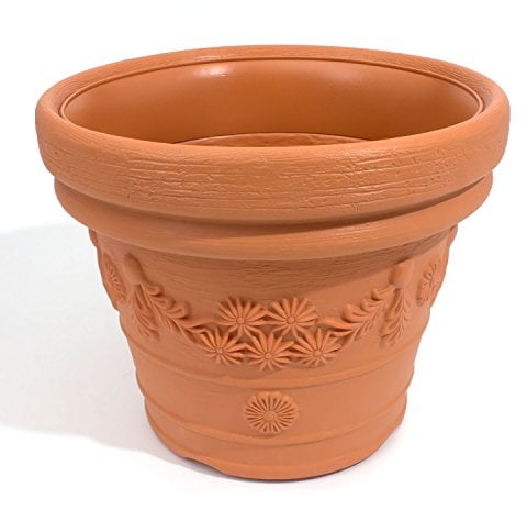 Pot de Fleurs Decora 8L, Terre Cuite, 30 cm