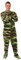 Big Feet Camouflage Polaire Adulte aux Pieds de Pyjama avec Drop Seat X-Grand Vert