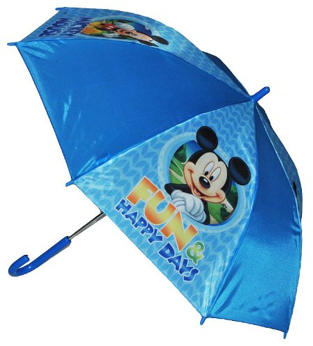 alles-meine.de GmbH Regenschirm Mickey Mouse - Automatik - Kinderschirm 66 cm lang - für Kinder Stockschirm Schirm - Jungen Mädchen Schirm Donald Maus Micky Kinderregenschirm