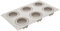 Silikomart 26.234.13.0065 Moule Mini Goccia, Silicone, Gris, 6,8 cm