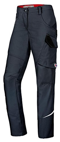 BP 1981-570-56 Schmale Arbeitshose für Damen - Schlanke Silhouette - Stretchmaterial - Elastischer Bund - 65% Polyester, 35% Baumwolle - Normale Passform - Größe: 44n - Farbe: anthrazit