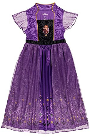 Disney Girls Fantasy Gown Nightgown, Anna Royalty, 3 Years