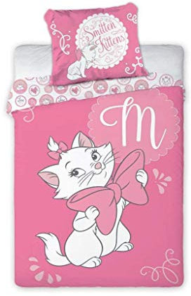 Marie Aristocats Kinderbettwäsche Babybettwäsche 100x135 cm + 40x60 cm