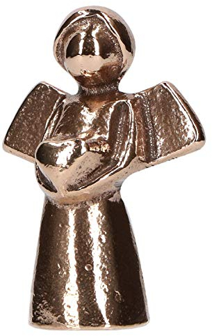 Schutzengel Engel mit Herz Kerstin Stark 5 cm Engelfigur Bronze Geschenkbox