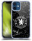 Head Case Designs Officially Licensed Chelsea Football Club Black Marble Crest Soft Gel Case Compatible With Apple iPhone 12 Mini