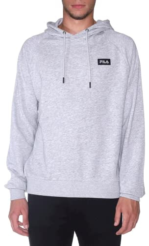 BELFORT hoody-Light Grey Melange-M