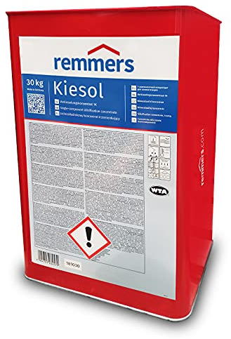 Set REMMERS KIESOL Verkieselung Abdichtung + Dosierkartuschen (30 KG+ 9 Dosierkartuschen)