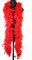 wangruida 1,8 m 90 g Rot Chandelle Feder-Boa Truthahnfedern. für Tanzen Hochzeit Basteln Party Dekoration